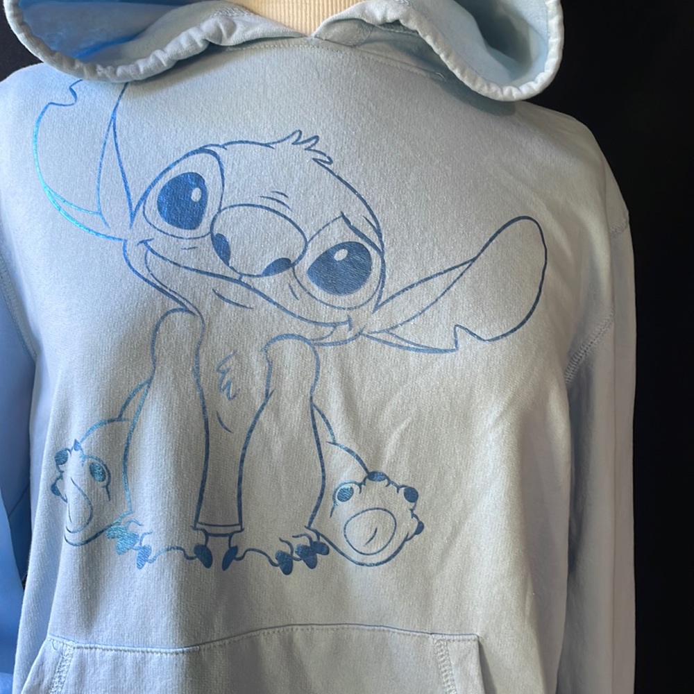 Disney XXL (19) teen hoodie sweatshirt baby blue